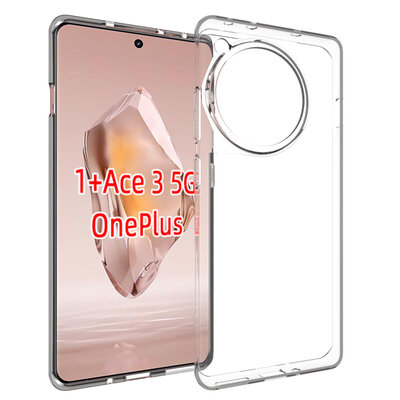 OnePlus 12R Hoesje - MobyDefend Transparante TPU Backcover - Volledig Doorzichtig