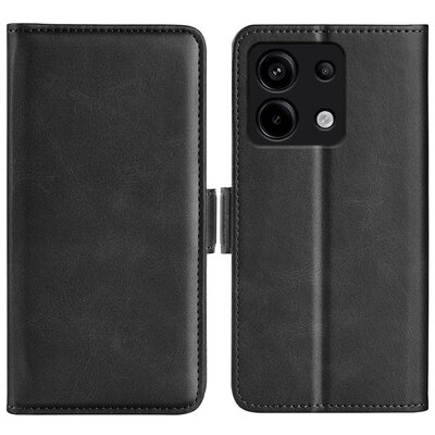 Xiaomi Redmi Note 13 Pro 5G Hoesje - MobyDefend Luxe Wallet Book Case (Sluiting Zijkant) - Zwart