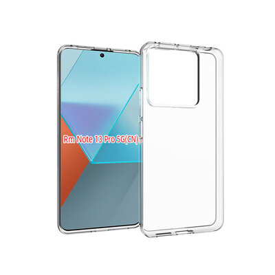 Xiaomi Redmi Note 13 Pro 5G Hoesje - MobyDefend Transparante TPU Backcover - Volledig Doorzichtig