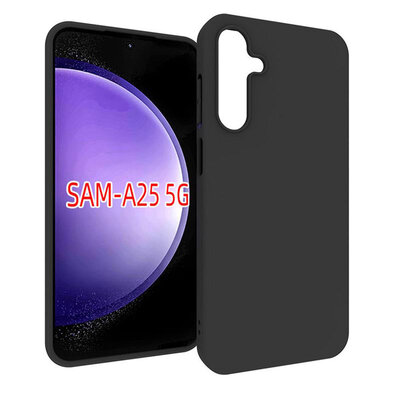 Samsung Galaxy A25 Hoesje - MobyDefend TPU Backcover - Mat Zwart