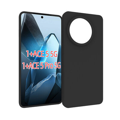 OnePlus 13R Hoesje - MobyDefend TPU Backcover - Mat Zwart