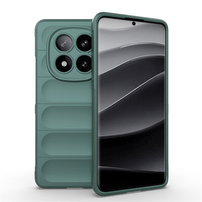 Xiaomi Redmi Note 14 Pro Plus Hoesje - MobyDefend TPU Gripcase - Groen