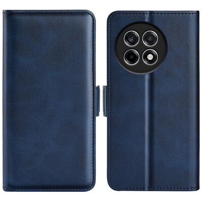 OnePlus 13R Hoesje - MobyDefend Luxe Wallet Book Case (Sluiting Zijkant) - Blauw