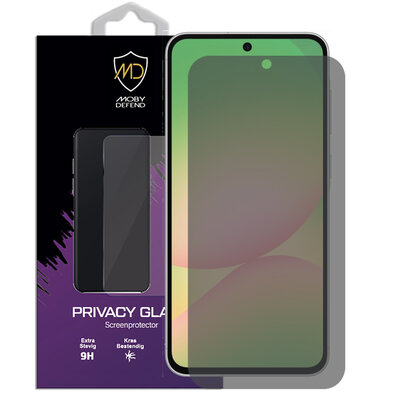 MobyDefend Samsung Galaxy A36 / Galaxy A56 Screenprotector - HD Privacy Glass Screensaver