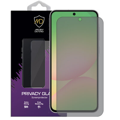MobyDefend Samsung Galaxy A36 / Galaxy A56 Screenprotector - Matte Privacy Glass Screensaver