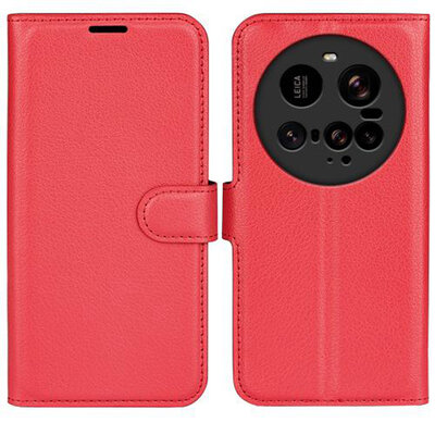 Xiaomi 15 Ultra Hoesje - MobyDefend Kunstleren Wallet Book Case (Sluiting Voorkant) - Rood