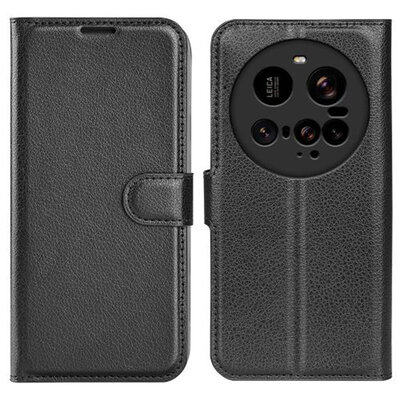 Xiaomi 15 Ultra Hoesje - MobyDefend Kunstleren Wallet Book Case (Sluiting Voorkant) - Zwart