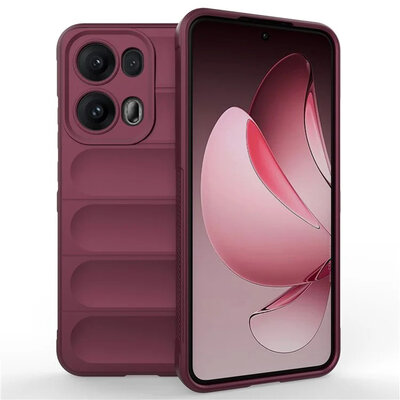 Oppo Reno13 Pro Hoesje - MobyDefend TPU Gripcase - Donkerpaars