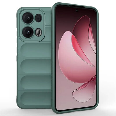 Oppo Reno13 Pro Hoesje - MobyDefend TPU Gripcase - Groen