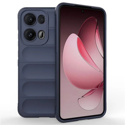 Oppo Reno13 Pro Hoesje - MobyDefend TPU Gripcase - Blauw