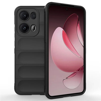 Oppo Reno13 Pro Hoesje - MobyDefend TPU Gripcase - Zwart