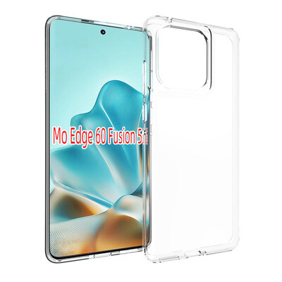 Motorola Edge 60 / Motorola Edge 60 Fusion Hoesje - MobyDefend Transparante TPU Backcover - Volledig Doorzichtig