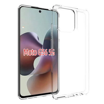 Motorola Moto G56 Hoesje - MobyDefend Transparante TPU Backcover - Volledig Doorzichtig