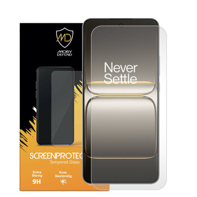 OnePlus Nord CE 5 Screenprotector - MobyDefend Case-Friendly Screensaver - Gehard Glas