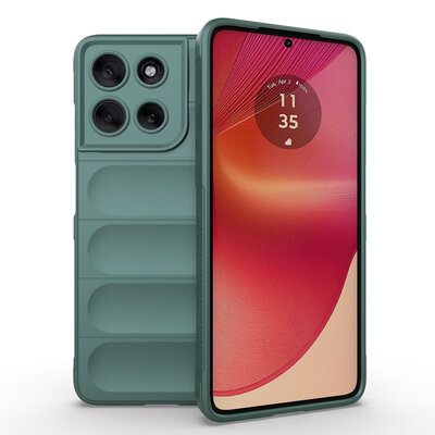 Motorola Moto G56 Hoesje - MobyDefend TPU Gripcase - Groen