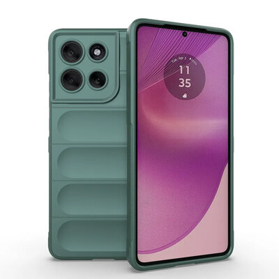 Motorola Moto G86 Hoesje - MobyDefend TPU Gripcase - Groen