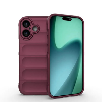 iPhone 17 Hoesje - MobyDefend TPU Gripcase - Donkerpaars