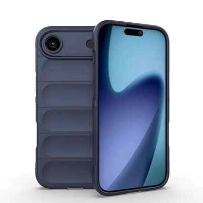 iPhone Air Hoesje - MobyDefend TPU Gripcase - Blauw