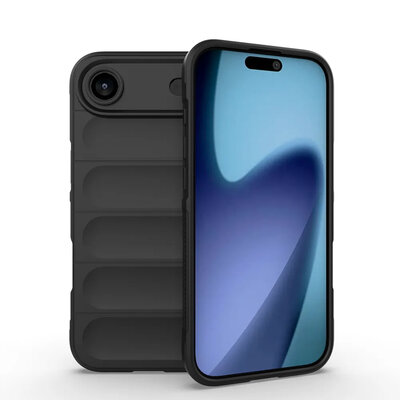 iPhone Air Hoesje - MobyDefend TPU Gripcase - Zwart