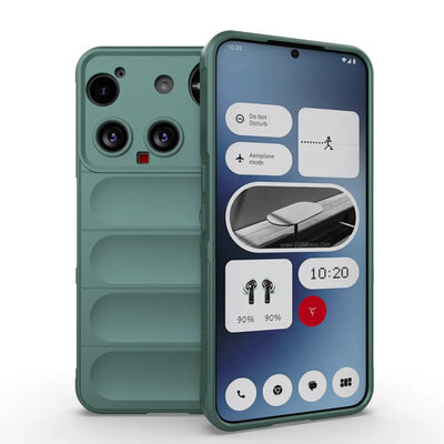 Nothing Phone (3) Hoesje - MobyDefend TPU Gripcase - Groen