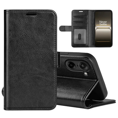 OnePlus Nord CE 5 Hoesje - MobyDefend Wallet Book Case (Sluiting Achterkant) - Zwart