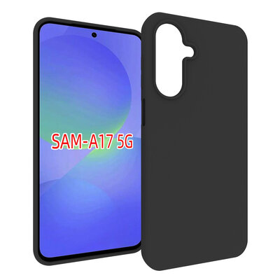 Samsung Galaxy A17 Hoesje - MobyDefend TPU Backcover - Mat Zwart