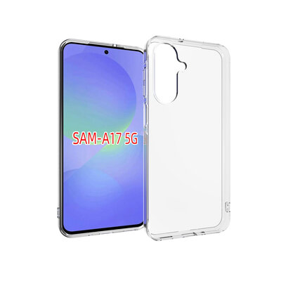 Samsung Galaxy A17 Hoesje - MobyDefend Transparante TPU Backcover - Volledig Doorzichtig