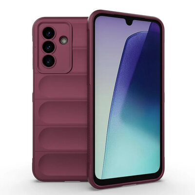 Samsung Galaxy A17 Hoesje - MobyDefend TPU Gripcase - Donkerpaars