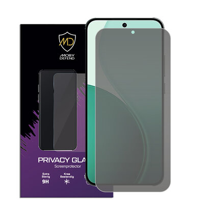 MobyDefend Oppo Reno14 Screenprotector - HD Privacy Glass Screensaver