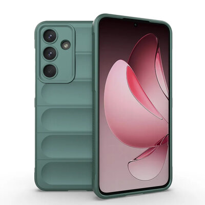 Samsung Galaxy S25 FE Hoesje - MobyDefend TPU Gripcase - Groen