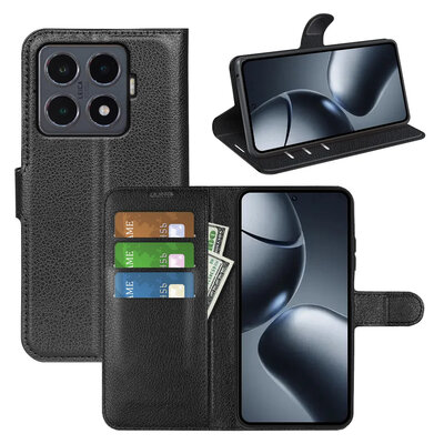 Xiaomi 15T Pro Hoesje - MobyDefend Kunstleren Wallet Book Case (Sluiting Voorkant) - Zwart
