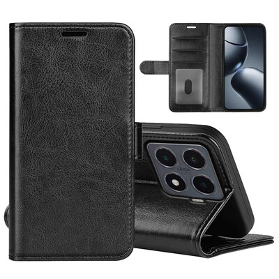 Xiaomi 15T Pro Hoesje - MobyDefend Wallet Book Case (Sluiting Achterkant) - Zwart