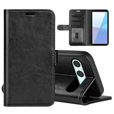 Sony Xperia 10 VII Hoesje - MobyDefend Wallet Book Case (Sluiting Achterkant) - Zwart