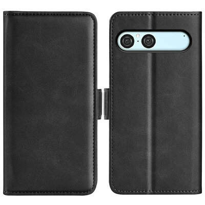 Sony Xperia 10 VII Hoesje - MobyDefend Luxe Wallet Book Case (Sluiting Zijkant) - Zwart