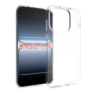 OnePlus 15 Hoesje - MobyDefend Transparante TPU Backcover - Volledig Doorzichtig