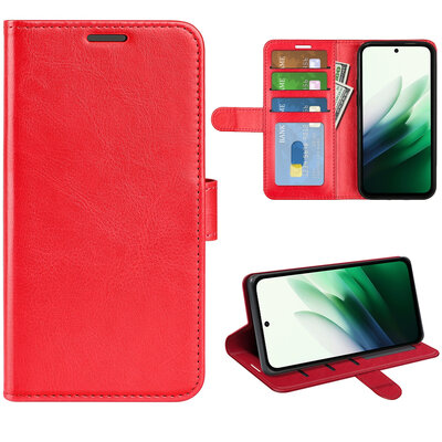 Xiaomi Redmi 15 5G Hoesje - MobyDefend Wallet Book Case (Sluiting Achterkant) - Rood