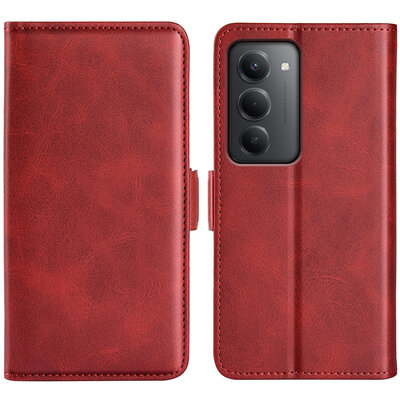 Xiaomi Redmi 15 5G Hoesje - MobyDefend Luxe Wallet Book Case (Sluiting Zijkant) - Rood