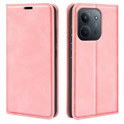 Xiaomi Redmi 15C 4G Hoesje - MobyDefend Luxe Wallet Bookcase (Magnetische Sluiting) - Roze