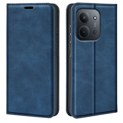 Xiaomi Redmi 15C 4G Hoesje - MobyDefend Luxe Wallet Bookcase (Magnetische Sluiting) - Blauw