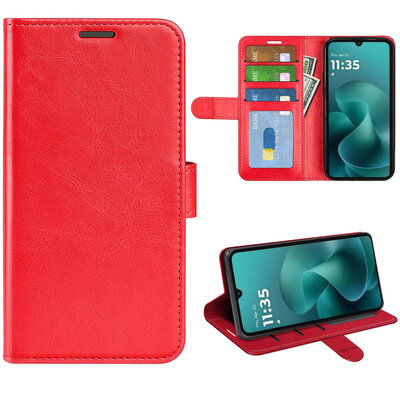 Motorola Moto G06 / Motorola Moto G06 Power Hoesje - MobyDefend Wallet Book Case (Sluiting Achterkant) - Rood
