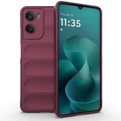 Motorola Moto G06 / Motorola Moto G06 Power Hoesje - MobyDefend TPU Gripcase - Donkerpaars