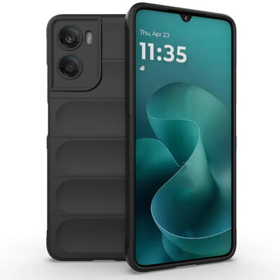 Motorola Moto G06 / Motorola Moto G06 Power Hoesje - MobyDefend TPU Gripcase - Zwart