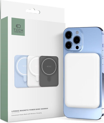 Tech-Protect MagSafe Powerbank - 5000mAh - Wit