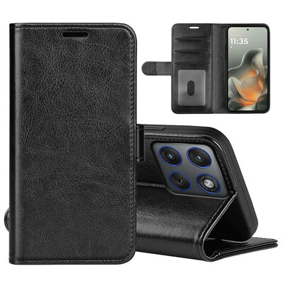 Motorola Edge 70 Hoesje - MobyDefend Kunstleren Wallet Book Case (Sluiting Voorkant) - Zwart