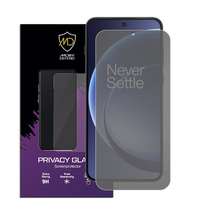 MobyDefend OnePlus 15R Screenprotector - HD Privacy Glass Screensaver