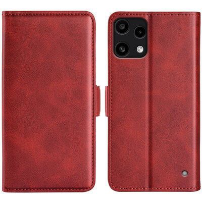 Nothing Phone (3a) Lite Hoesje - MobyDefend Luxe Wallet Book Case (Sluiting Zijkant) - Rood