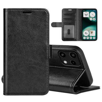 Nothing Phone (3a) Lite Hoesje - MobyDefend Wallet Book Case (Sluiting Achterkant) - Zwart