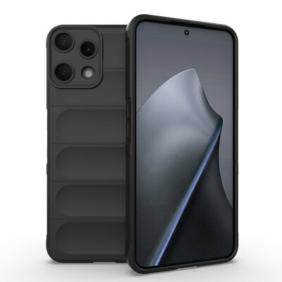 Nothing Phone (3a) Lite Hoesje - MobyDefend TPU Gripcase - Zwart