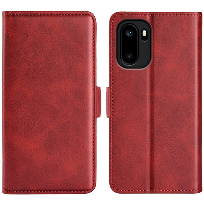 OnePlus 15R Hoesje - MobyDefend Luxe Wallet Book Case (Sluiting Zijkant) - Rood