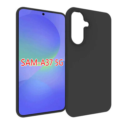 Samsung Galaxy A37 Hoesje - MobyDefend TPU Backcover - Mat Zwart